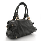 Calfskin Medium Paddington Capsule Satchel Bleu Nuit