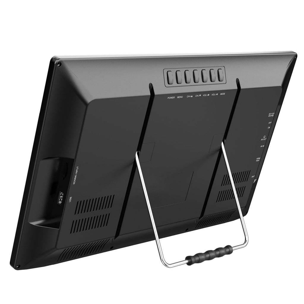 16" Portable Digital LED TV with USB & SD Inputs, 12 Volt AC/DC Compatible