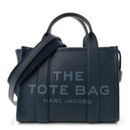 Grained Calfskin Small The Tote Bag Blue Sea