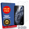 Entronix Clear Screen Protector & Camera Lens Protector Compatible with iPhone 11 Pro Max - 6-Piece Combo