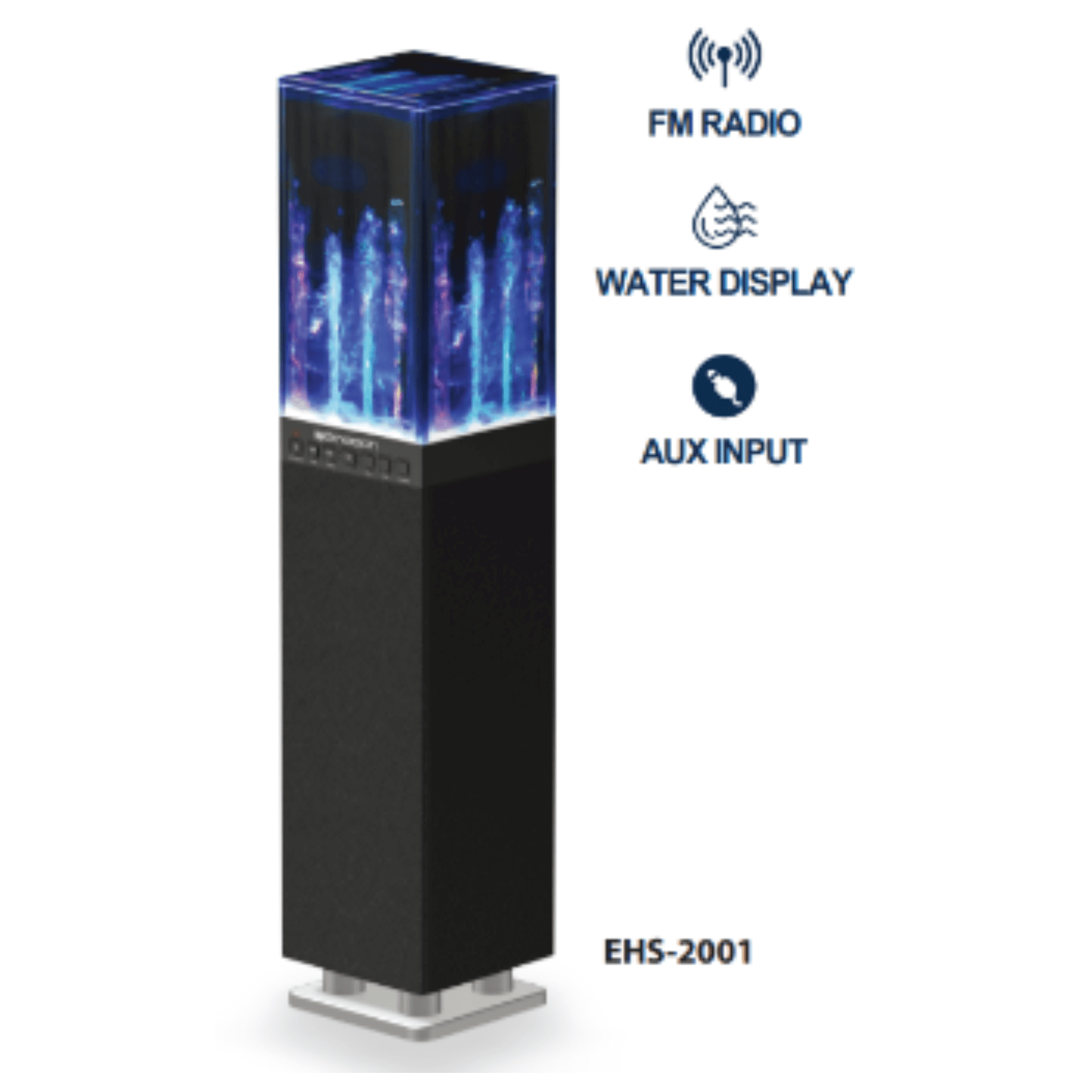 Dancing Water Light Tower Bluetooth Speaker System