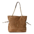 Suede Medium Jamie Shopping Tote Golden Leaf