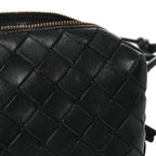 Nappa Intrecciato Mini Loop Camera Bag Black