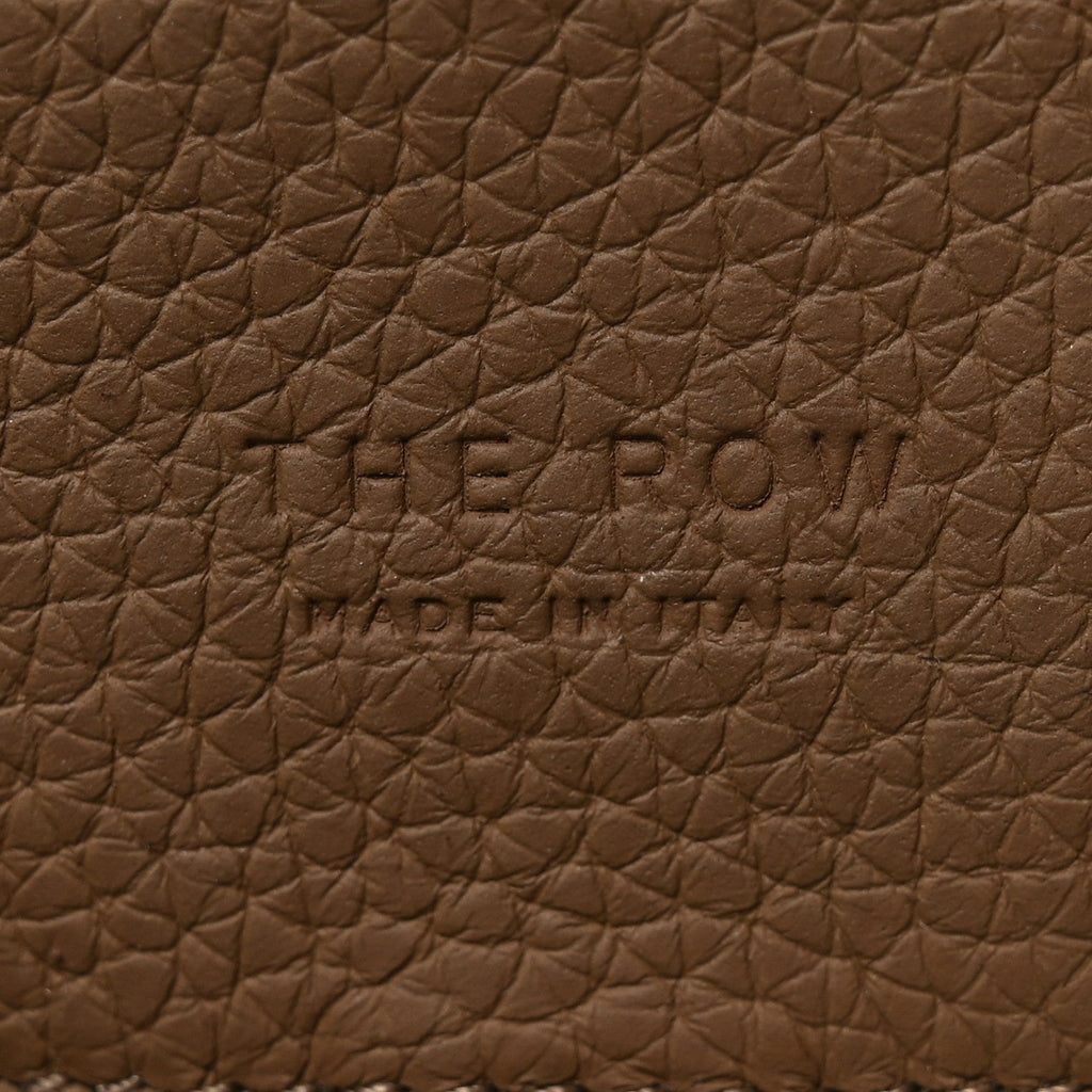 Grained Calfskin Soft Margaux 10 Bag Dark Taupe