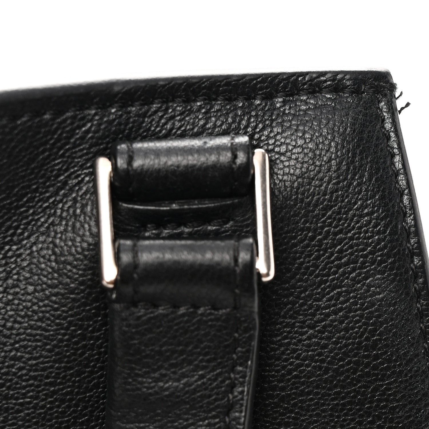 Calfskin Medium Tri-Color Edge Shoulder Bag Blue Multicolor