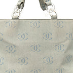 Denim Large CC Tote Light Blue