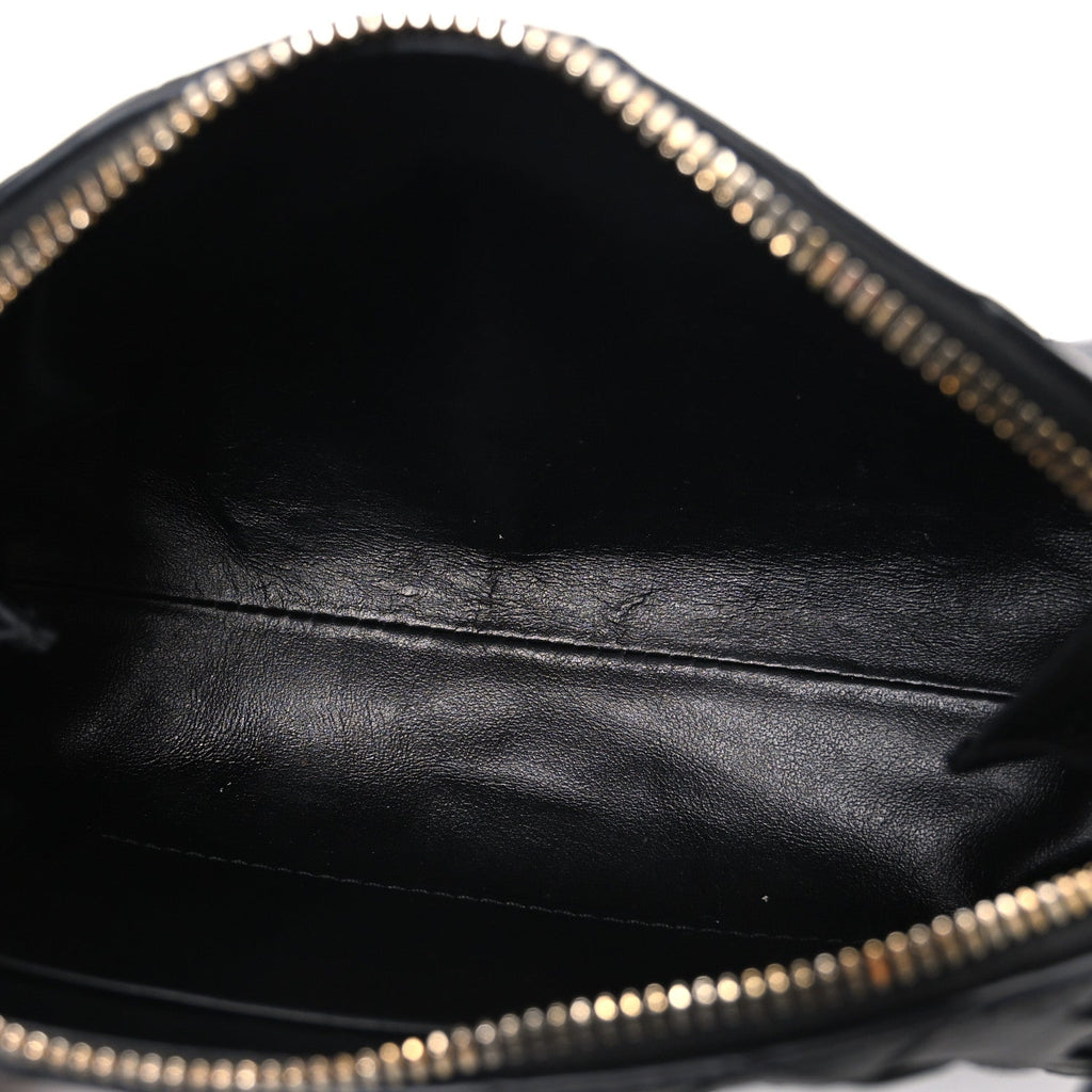 Nappa Intrecciato Concert Pouch Black