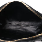 Nappa Intrecciato Concert Pouch Black