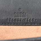 GG Supreme Monogram Super Mini Dionysus Shoulder Bag Black