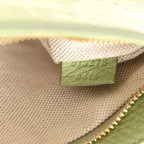GG Grainy Calfskin Emblem Super Mini Shoulder Bag Sage Leaf
