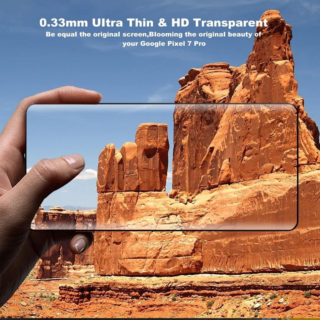 Entronix Clear Screen Protector Compatible with Pixel 8 - 2 Piece Combo