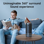 S51Pro High-Power 40W Bluetooth Speaker with 3D Stereo Bass, Portable IPX5 Waterproof Design, TWS Compatible Boom Box