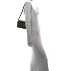 Mirror Calfskin Small Rockstud23 Shoulder Bag Silver