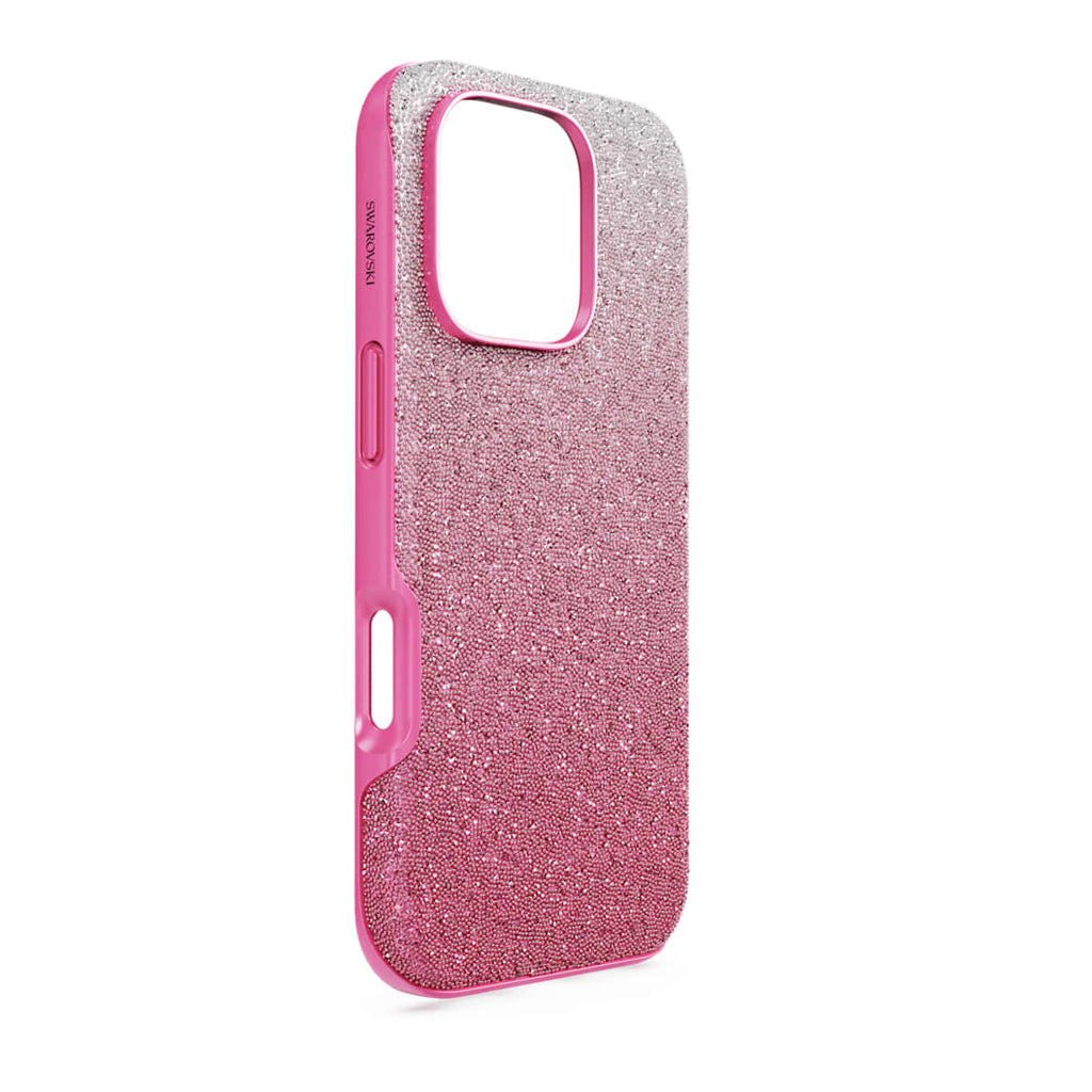 High smartphone case, Color gradient, iPhone 16 Pro, Pink