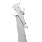 Soft Calfskin Small Arque Shoulder Bag White