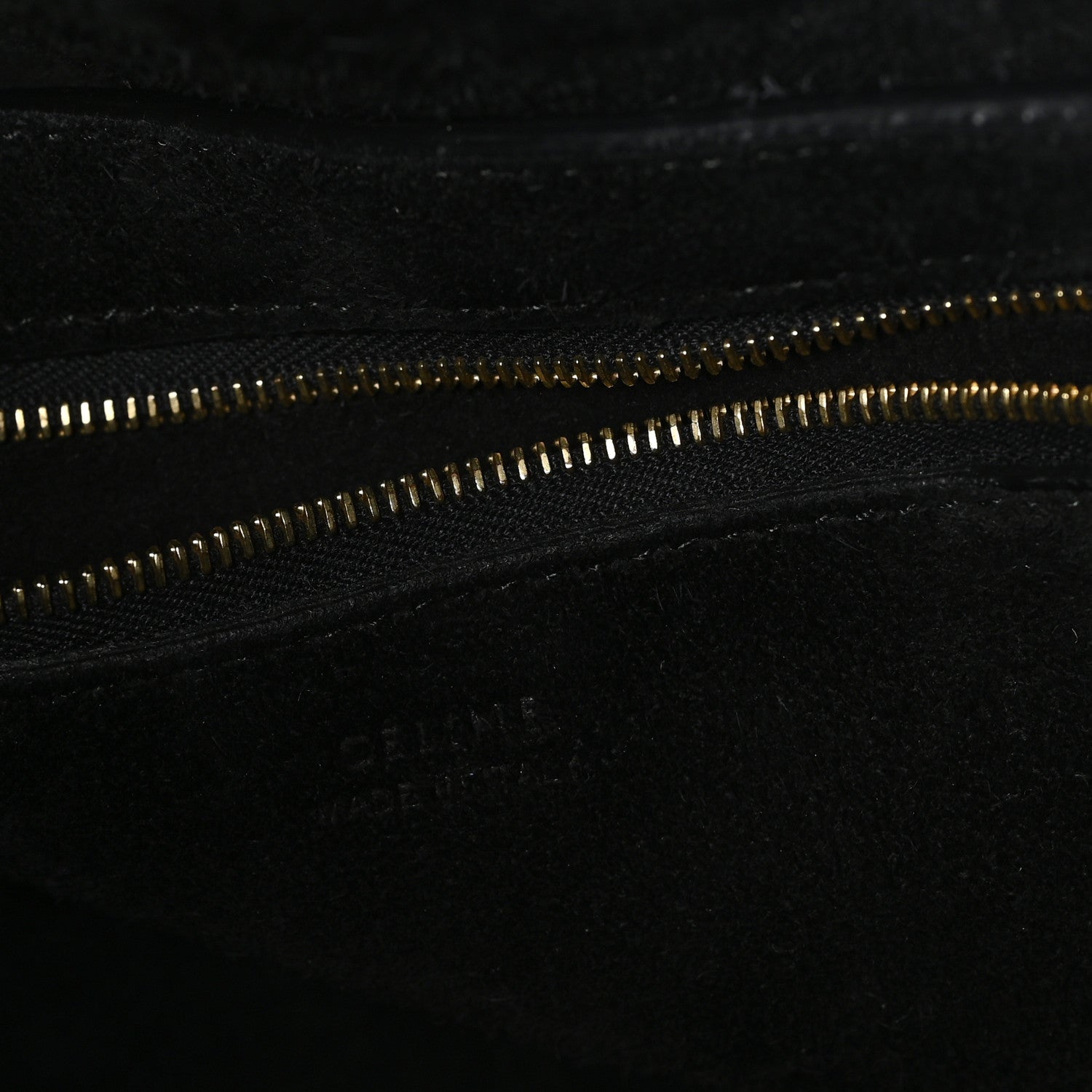 Soft Grained Calfskin Sangle Bucket Bag Black