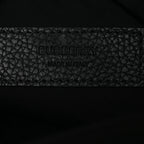 Nylon Jacquard Check Belt Bag Black