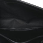 Calfskin Matelasse Monochrome Mini GG Marmont Shoulder Bag Black