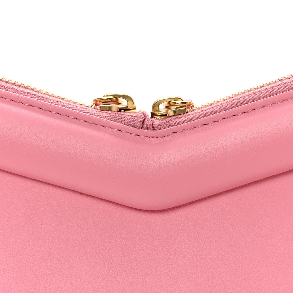 Smooth Calfskin M Frame Bag Flamingo