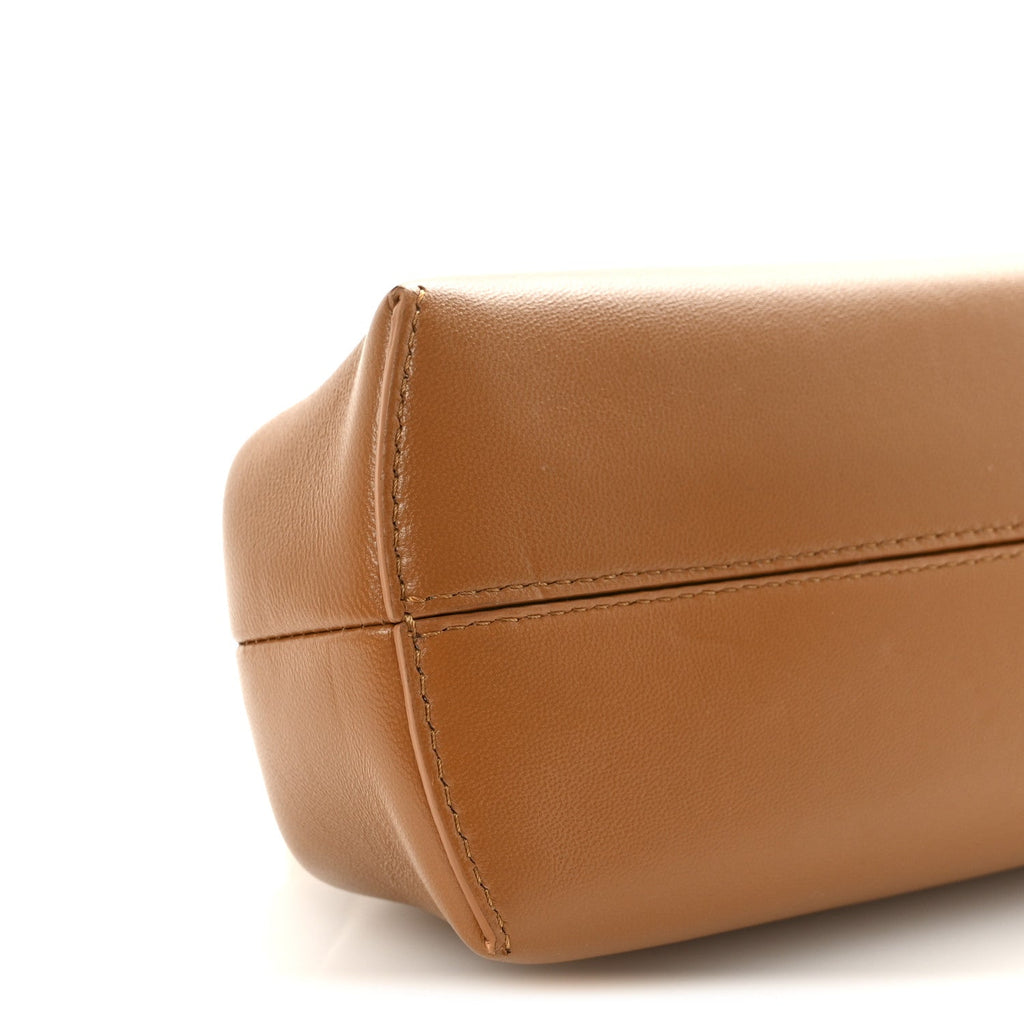 Shiny Nappa Small Fendi First Caramello