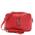 Calfskin Matelasse Monogram Lou Camera Bag Red
