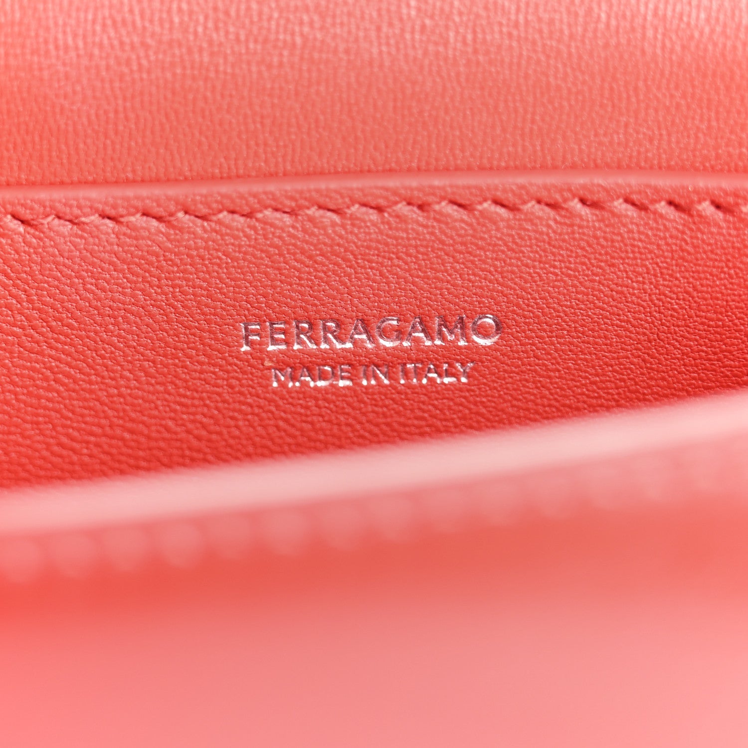 Dappled Calfskin XS Fiamma Crossbody Flame Red
