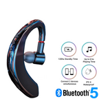 Wireless Bluetooth 5.0 Earpiece Headset Driving Trucker Earbuds Noise Cancelling