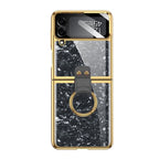 SAHARA - Inspire Series Marble Case with Ring - Samsung Galaxy Z Flip4