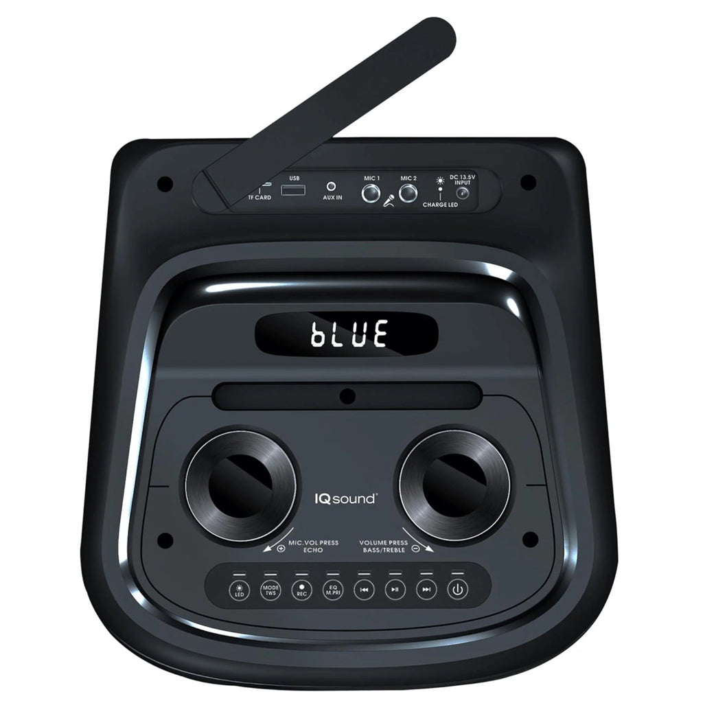 Torusflex 2X10-Inch Portable Bluetooth DJ Speaker