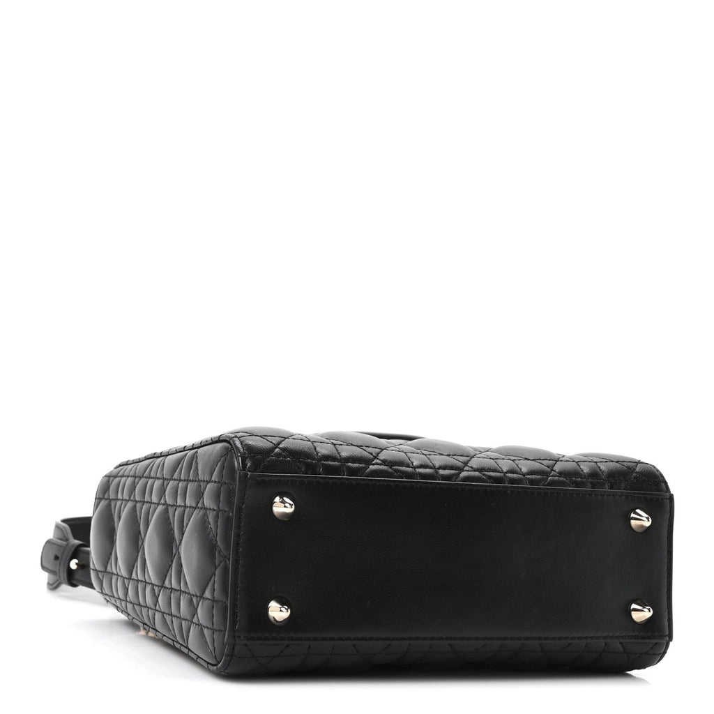 Lambskin Cannage Small My ABCDior Lady Dior Black