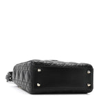Lambskin Cannage Small My ABCDior Lady Dior Black