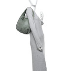 Nappa Woven Hobo Aloe