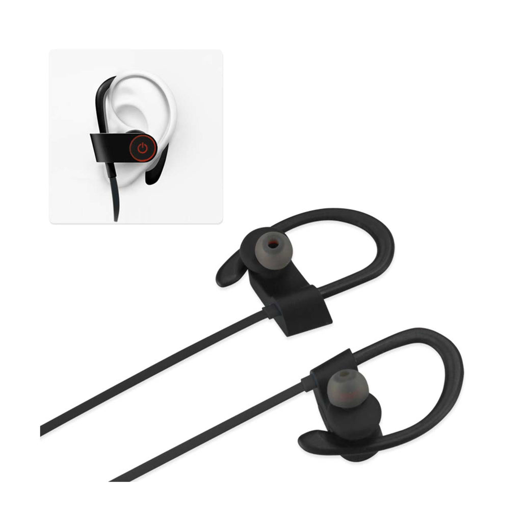Universal Sport Bluetooth Headphones With Hd Sound Quality And Sweat Proof In Black