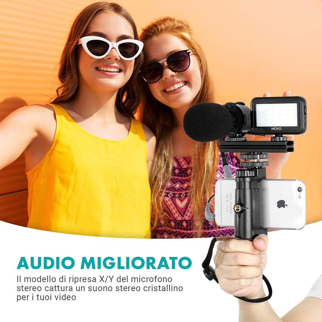 Movo V7+ YouTube Starter Kit - Lightning iPhone