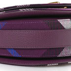 Jacquard Check Medium Rocking Horse Crossbody Pansy