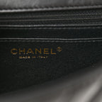 Aged Calfskin Chevron Quilted 2.55 Reissue Mini Flap Black
