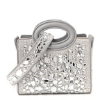 Crystal Mini Le Troisieme Shopping Bag Grey