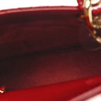 Patent Cannage Mini Lady Dior Red