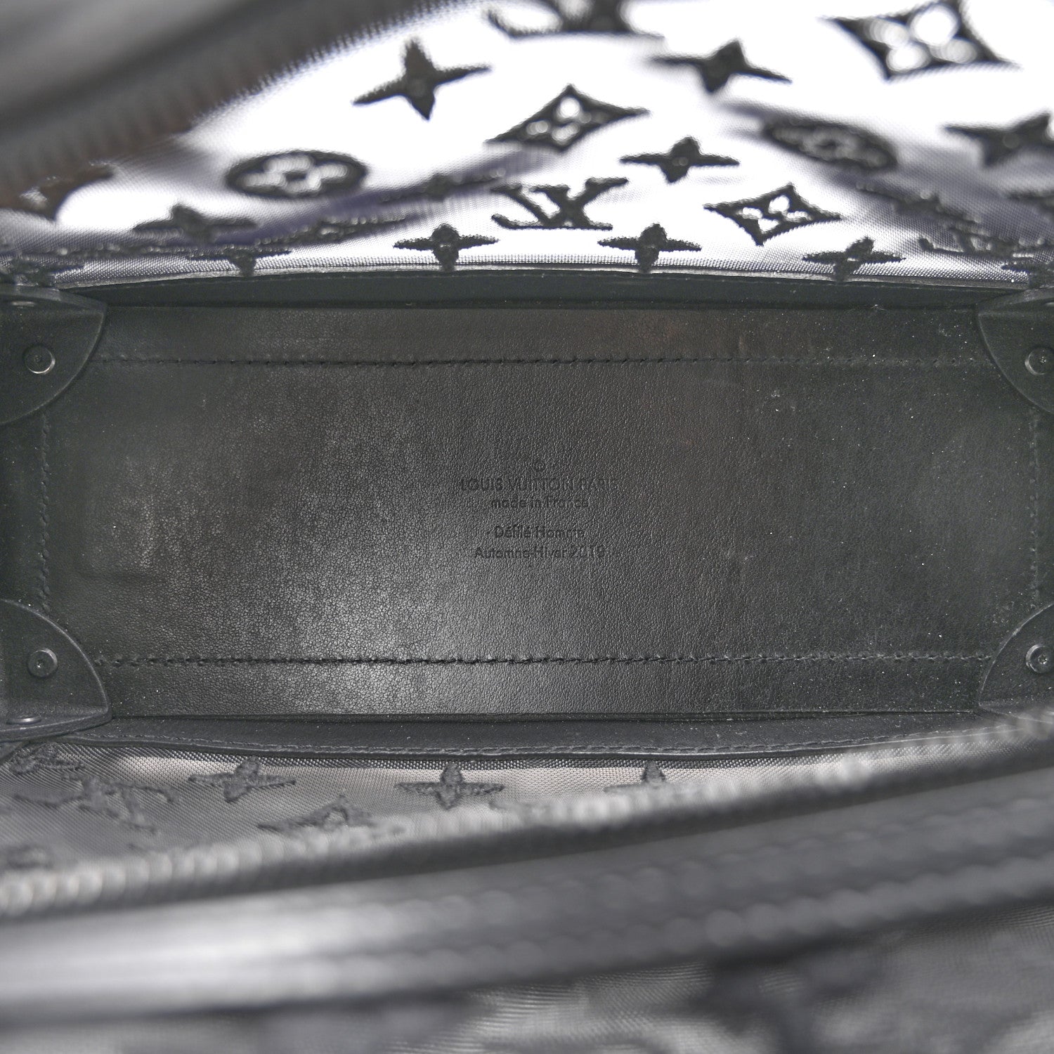 Monogram See Through Soft Trunk Black