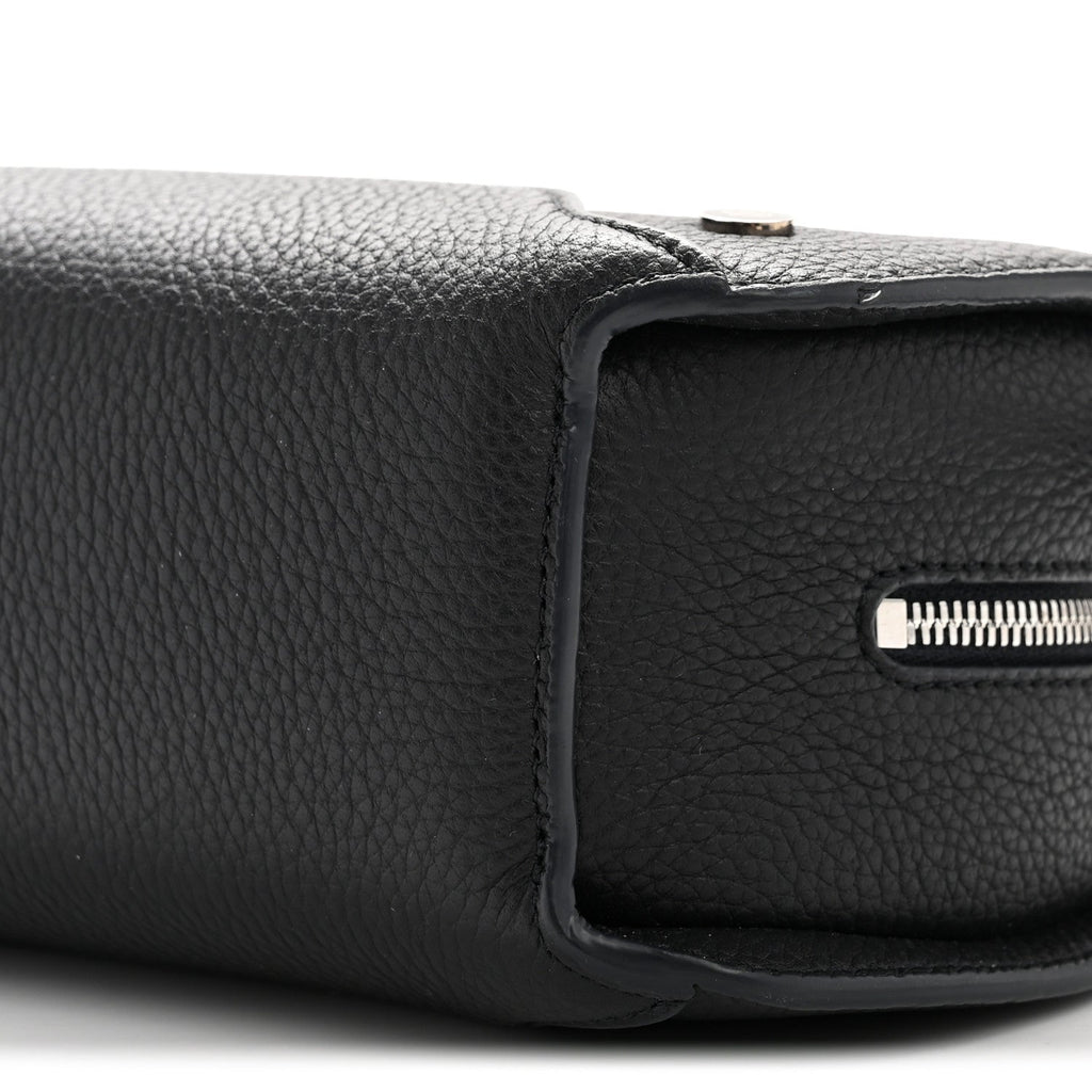 Grained Calfskin Sesia Crossbody Black