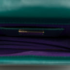 Galuchat Calfskin Serpenti Forever Crossbody Bag Green