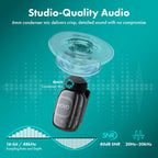 Movo NanoMic-C Wireless Lav Mic System for USB-C