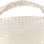 Nappa Intrecciato Small Jodie Hobo White