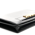 Calfskin J'Adior Wallet on Chain Pouch Black