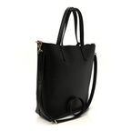 Calfskin Toy Shopping Tote Black