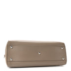 Vitello Morgan Shiny Nappa Medium Peekaboo Iconic Satchel Tortora