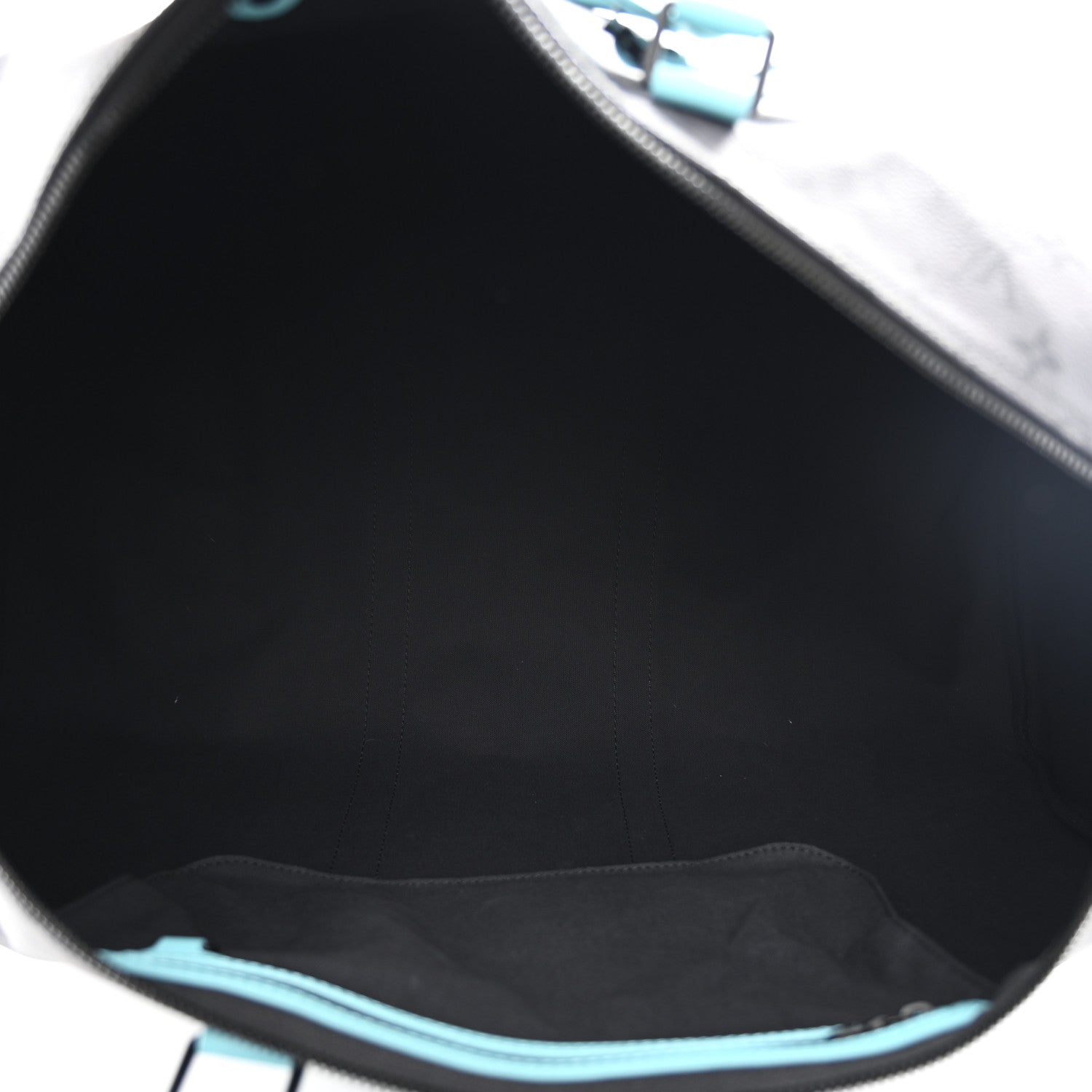 Reverse Monogram Eclipse Keepall Bandouliere 55 Turquoise
