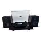 Lincoln Record Player with Stereo Speakers