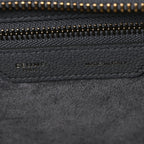Baby Drummed Calfskin Micro Luggage Kohl