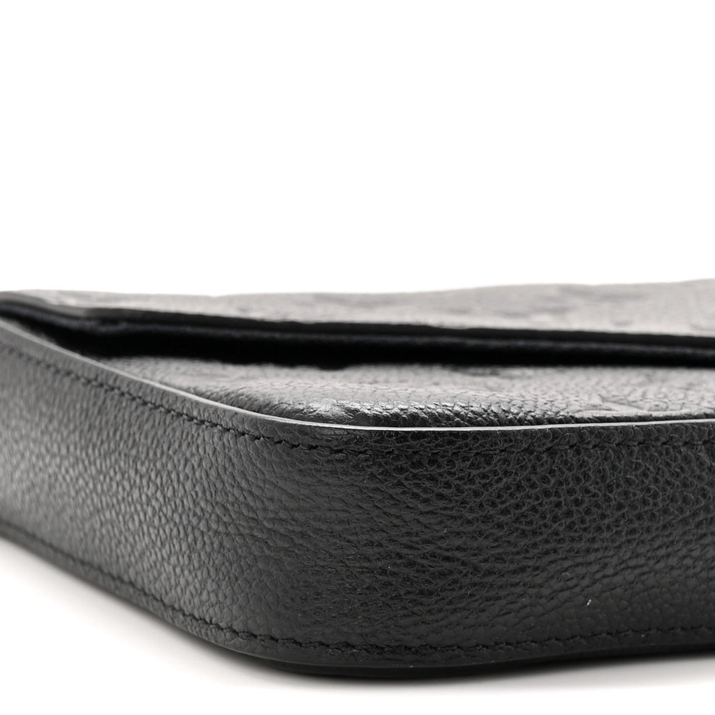 Empreinte Pochette Felicie Chain Wallet Black